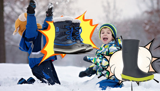 Snow Boots vs. Wellies… Fight!