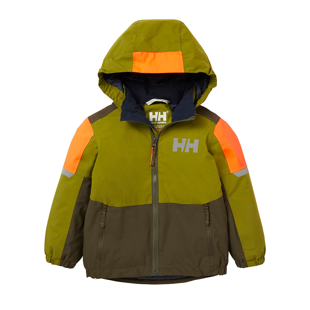 Helly Hansen Kids Rider Ski Jacket in utility green