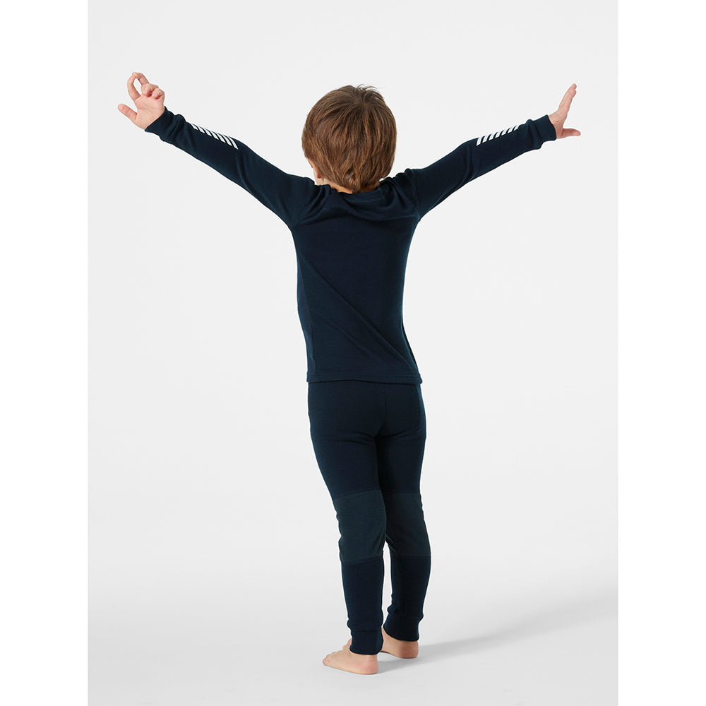 Helly Hansen Kids Lifa Merino Midweight Thermals (Navy)