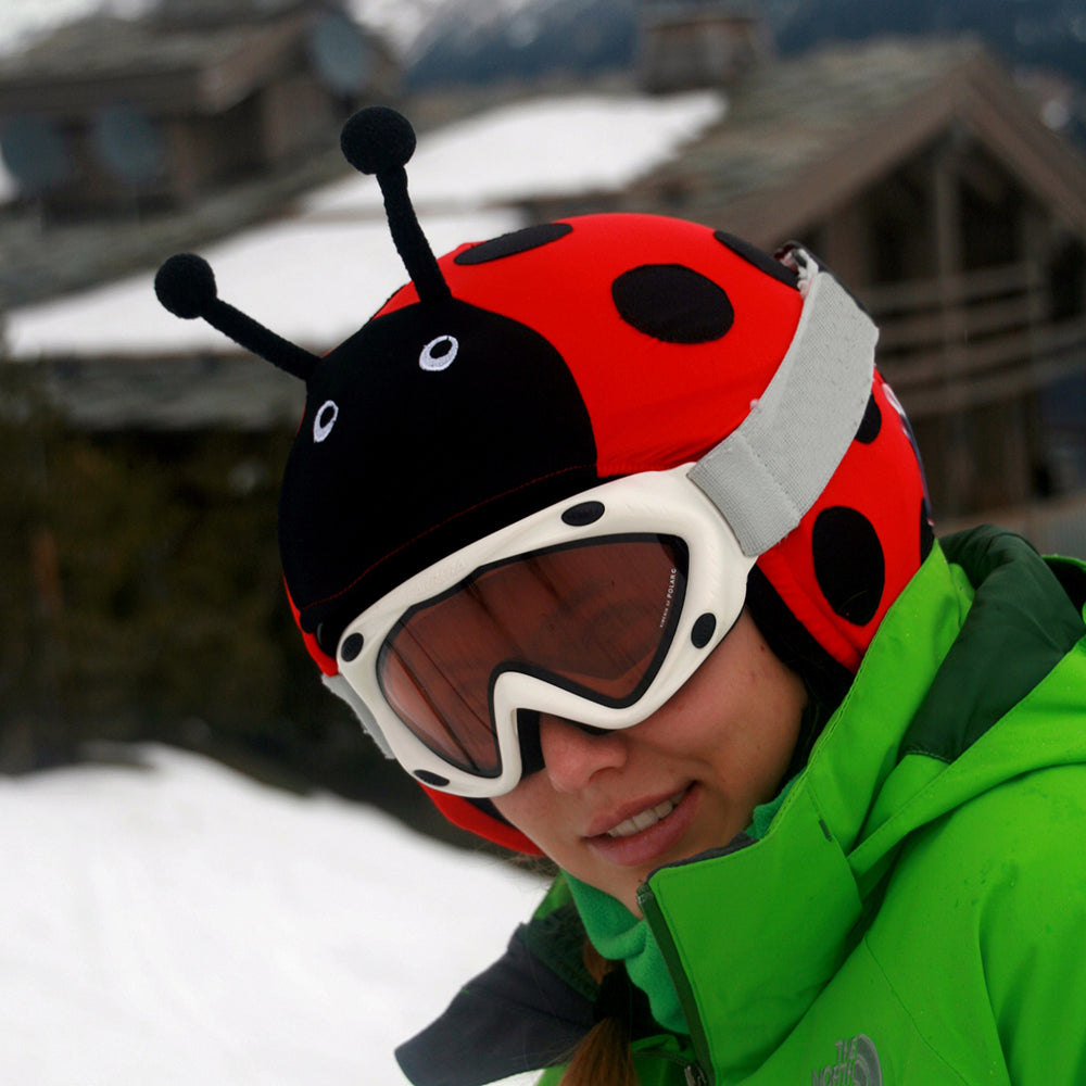 Coolcasc Kids Helmet Cover (Ladybird)