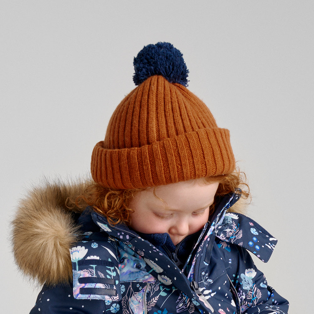 Reima Kids Topsu Beanie (Cinnamon Brown)