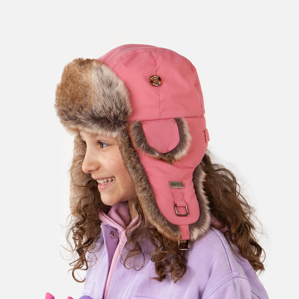 Barts Kids Kamikaze Trapper Hat (Pink)