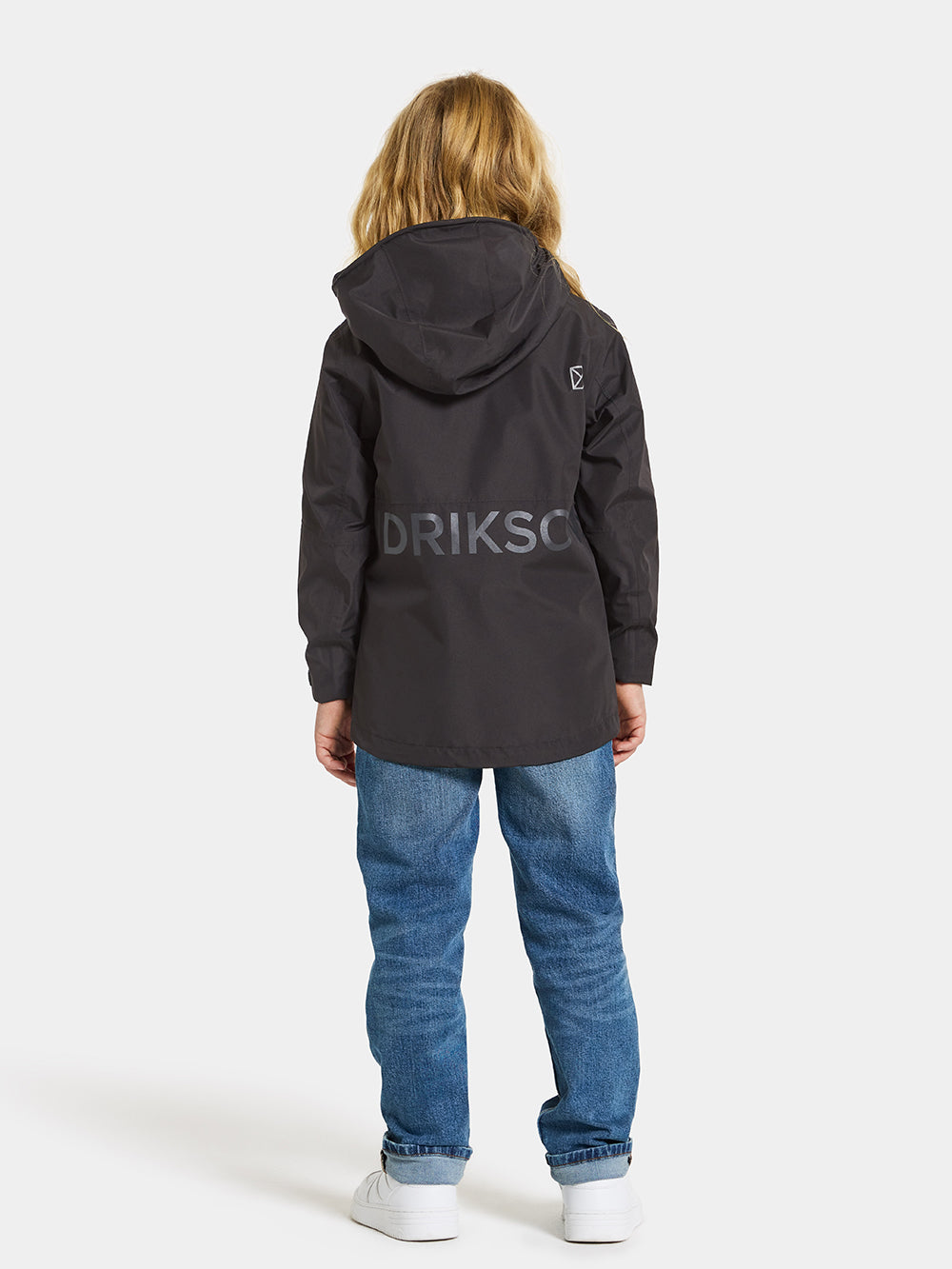 Didriksons Youth Piko Waterproof Jacket (Black)