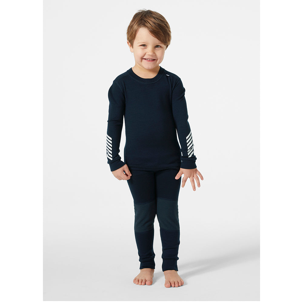 Helly Hansen Kids Lifa Merino Midweight Thermals (Navy)