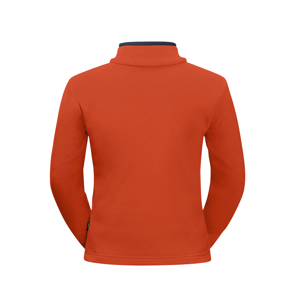 Jack Wolfskin Kids Taunus Halfzip Fleece Jacket (Carnelian)