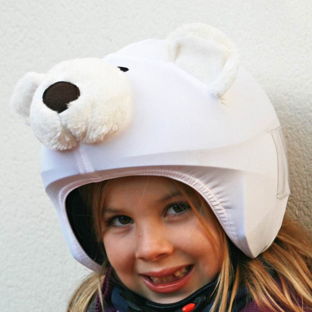 Coolcasc Kids Helmet Cover (Polar Bear)