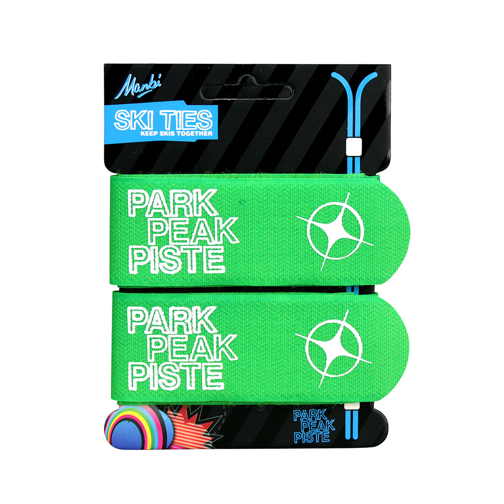 Manbi Jumbo Ski Ties (Green)
