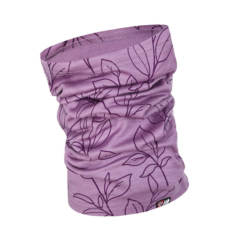 Skogstad Youth Merino Wool Neck Gaiter (Orchid Mist)