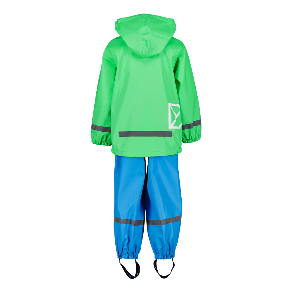 Didriksons Kids Waterproof Slaskeman Sets (Frog Green)