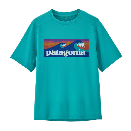 Patagonia Kids' Capilene® Silkweight T-Shirt (Subtidal Blue)