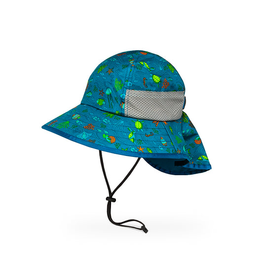 Sunday Afternoons Kids Play hat with Ocean Life pattern