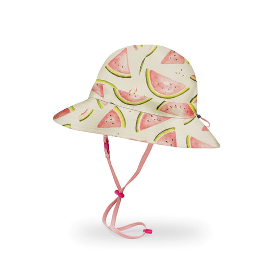 Sunday Afternoons Kids Natural Blend Bucket Hat with a watermelon print