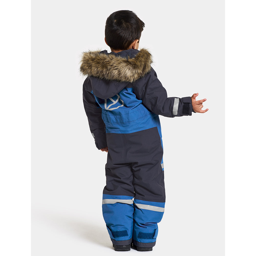 Didriksons Bjarven Kids Ski Coverall (Classic Blue)