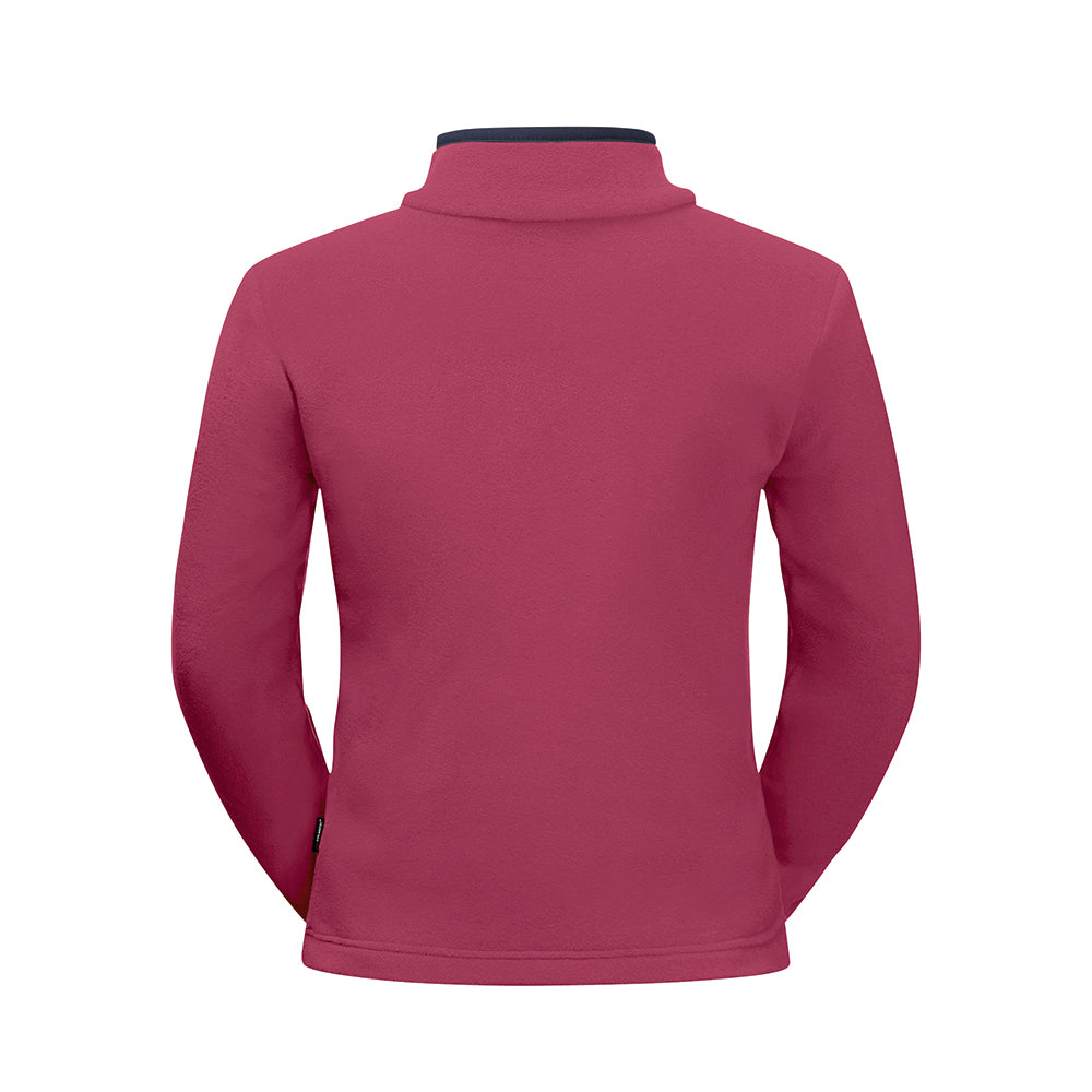 Jack Wolfskin Kids Taunus Halfzip Fleece Jacket (Dark Fuchsia)