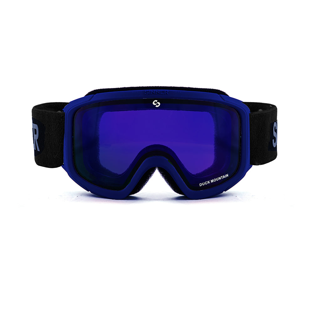 Sinner Duck Mountain Kids Ski Goggles 4 - 10 yrs (Blue)