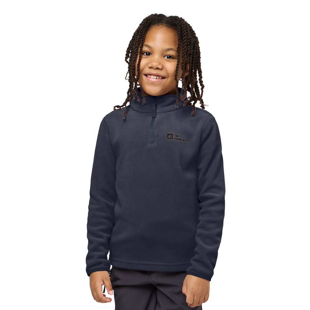 Jack Wolfskin Kids Taunus Halfzip Fleece Jumper (Midnight Sky)