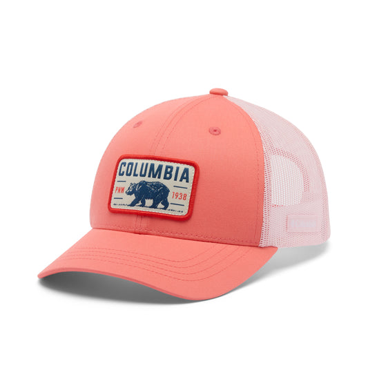 Columbia Kids Snap Back Cap (Hot Coral Bear)