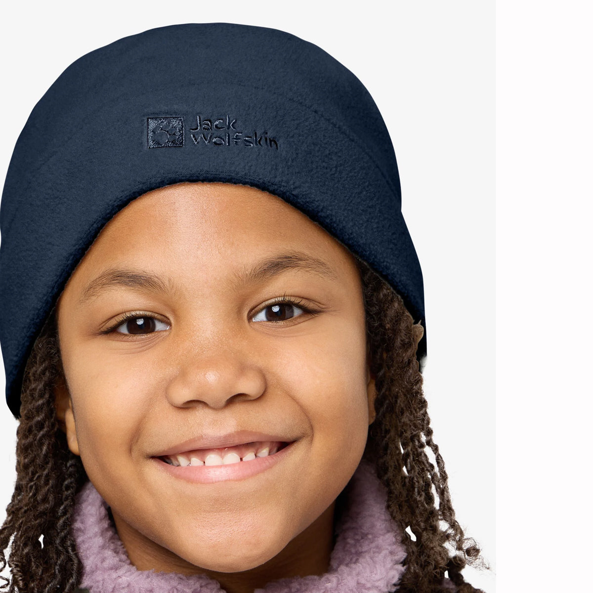 Jack Wolfskin Kids Real Stuff Fleece Hat (Midnight Sky)
