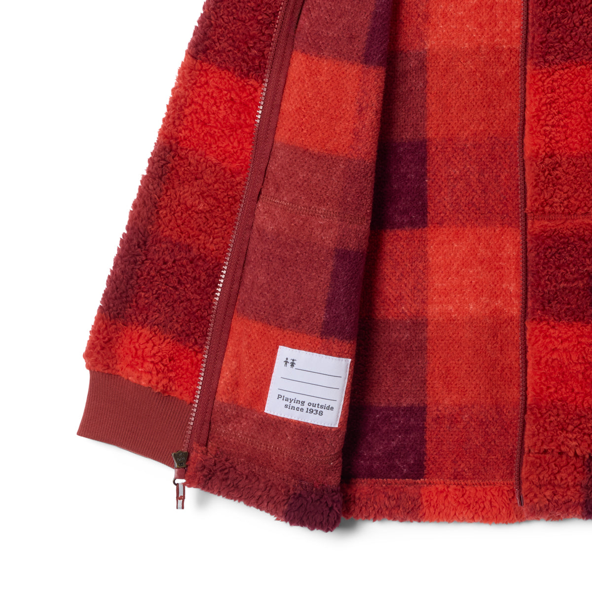 Columbia Boys Rugged Ridge™ II Sherpa Full Zip (Red Oxide)