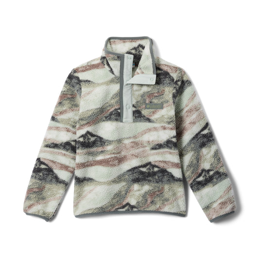 Marbled patterned kids pullover on a white background