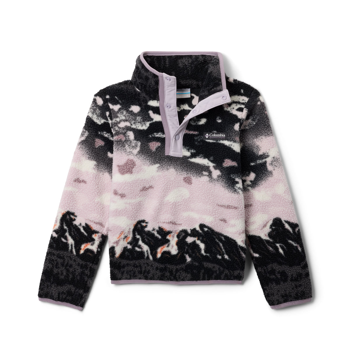 Columbia Kids Helvetia Fleece Jumper (Shale Purple)