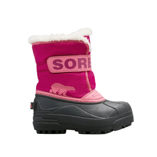 Sorel Snow Commander Kids Snow Boots (Tropic Pink)