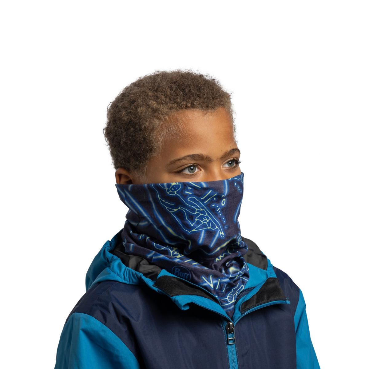 Buff Junior ThermoNet® Neck Warmer (Nasvi Night Blue)