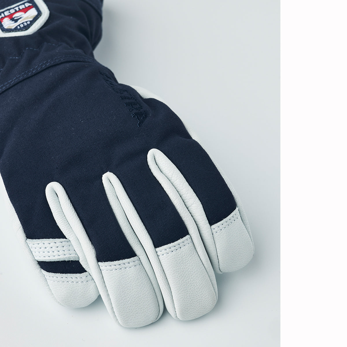 Hestra Kids Army Leather Heli Ski Jr Glove (Navy)
