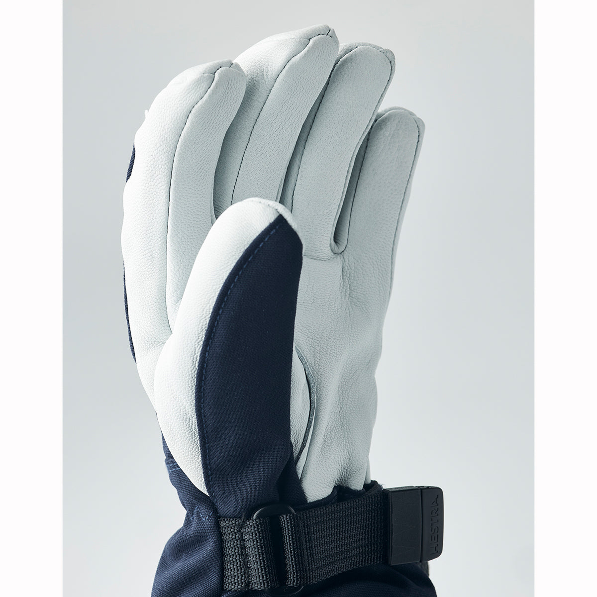 Hestra Kids Army Leather Heli Ski Jr Glove (Navy)