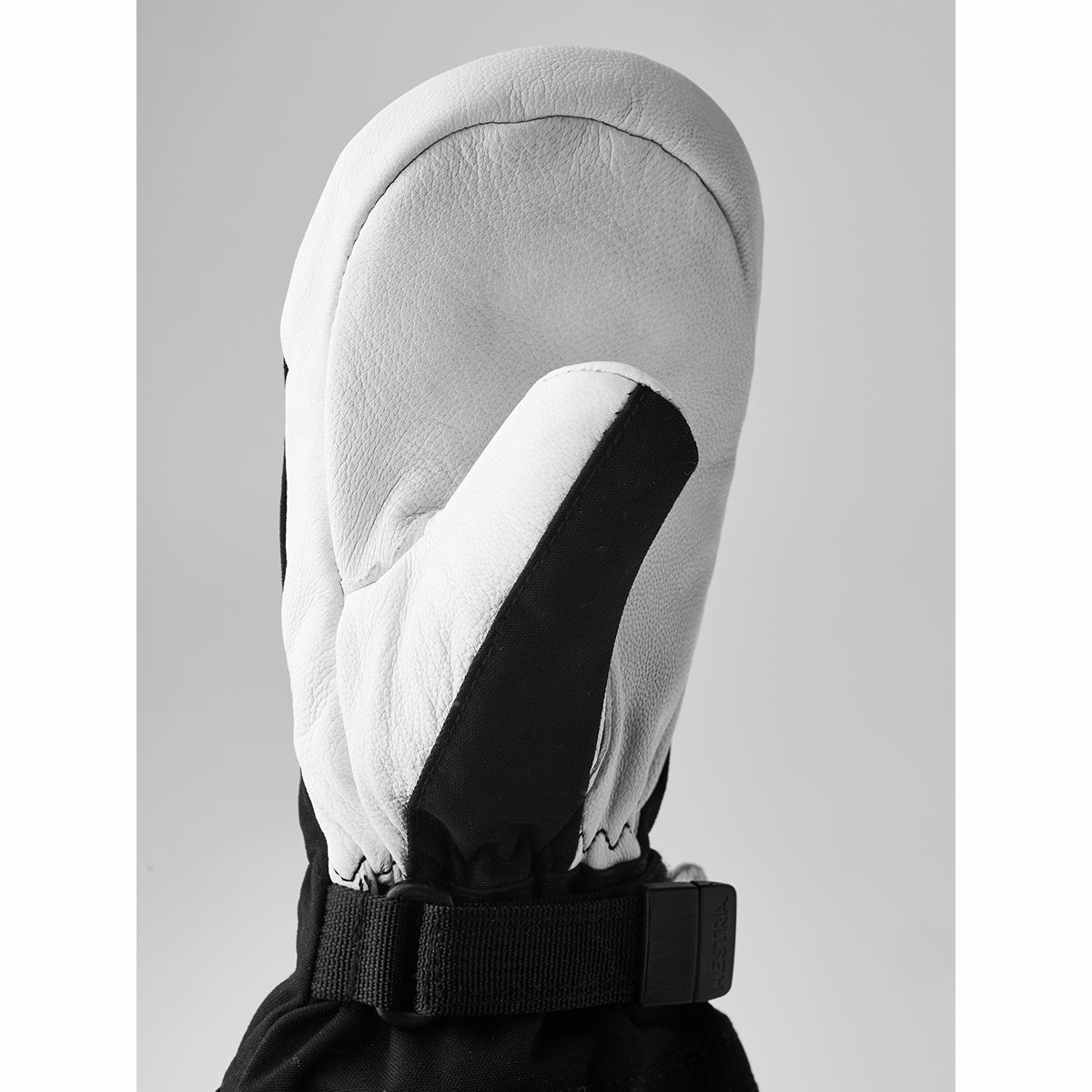 Hestra Kids Army Leather Heli Ski Mittens (Black)