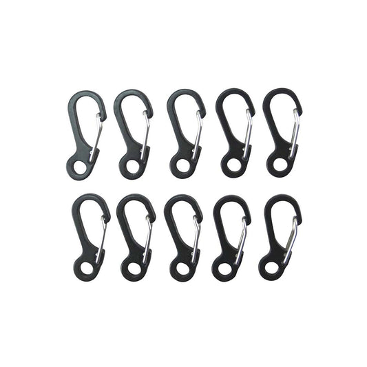 Pack of 10 Paracord Carabiners
