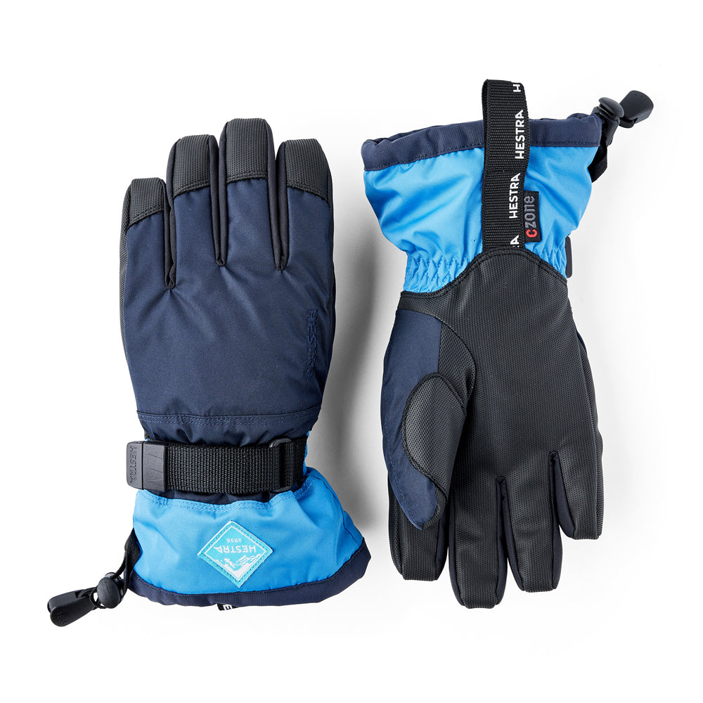 Hestra C-Zone Ski Gloves (Navy Sky Blue)