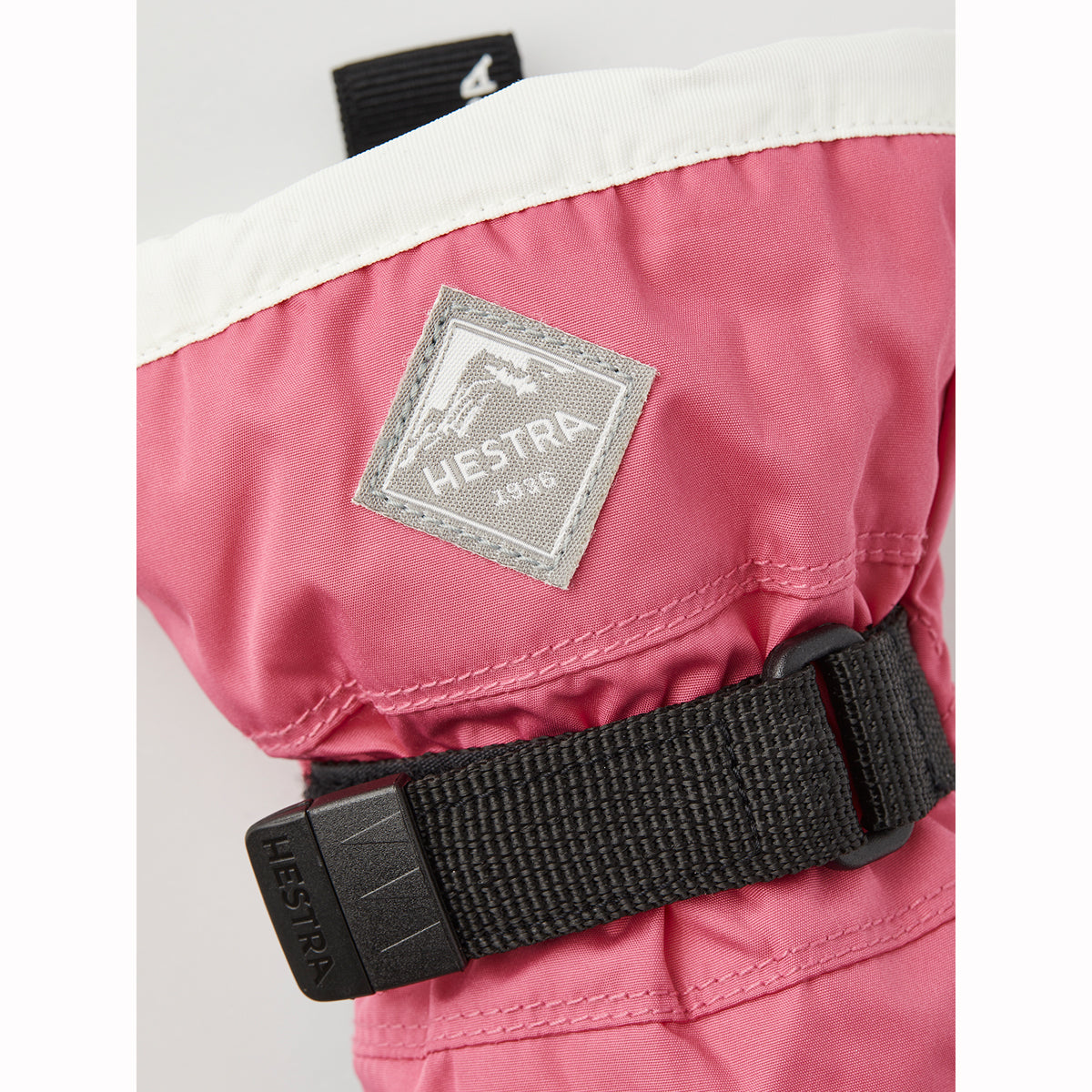 Hestra C-Zone Jr Gauntlet Kids Ski Mittens (Fushia)