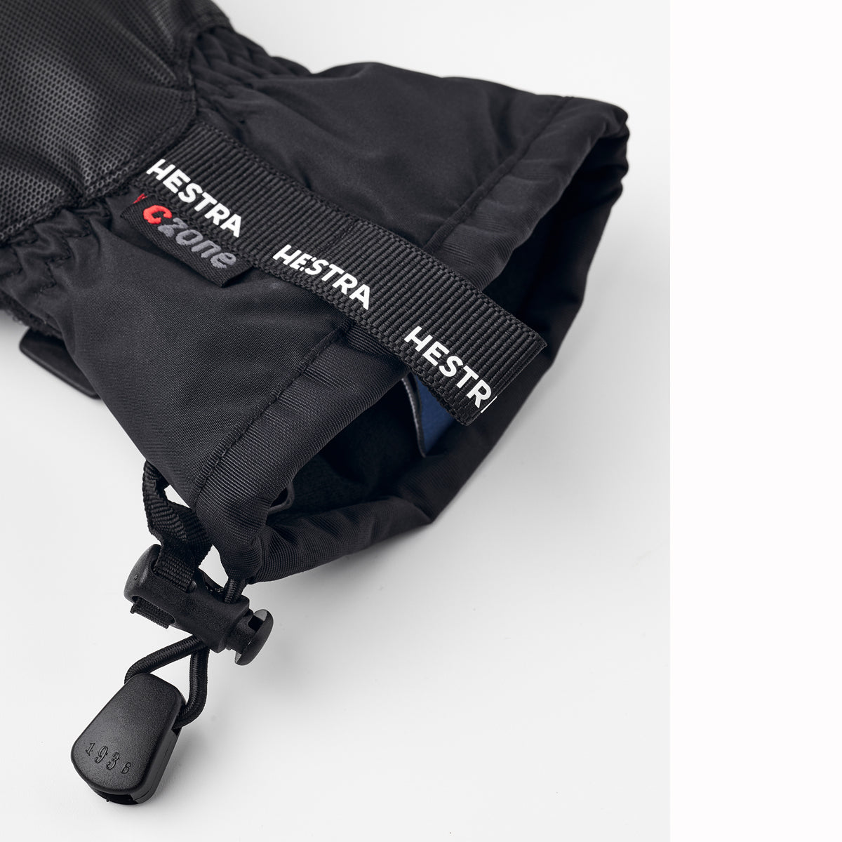 Hestra C-Zone Jr 3-Fingered Kids Ski Gloves (Black)