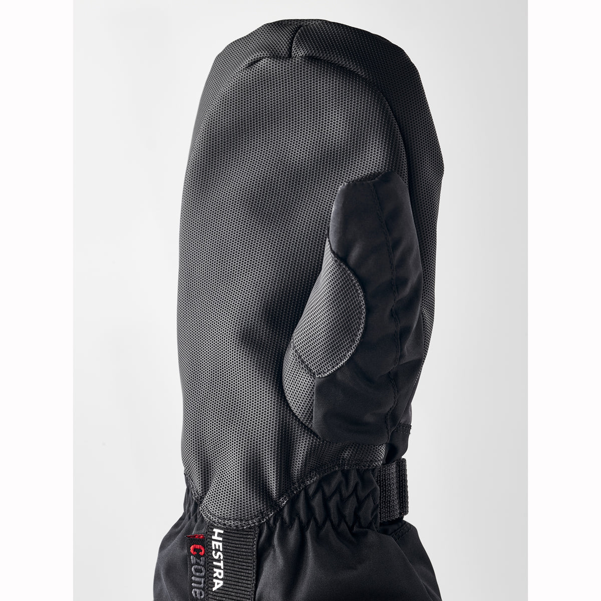Hestra C-Zone Jr Gauntlet Kids Ski Mittens (Black)