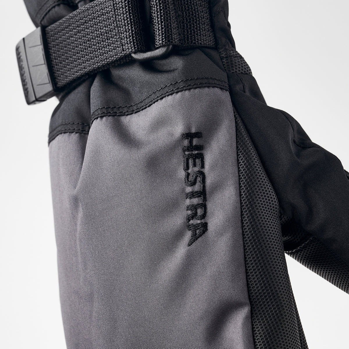 Hestra C-Zone Jr Gauntlet Kids Ski Mittens (Black)