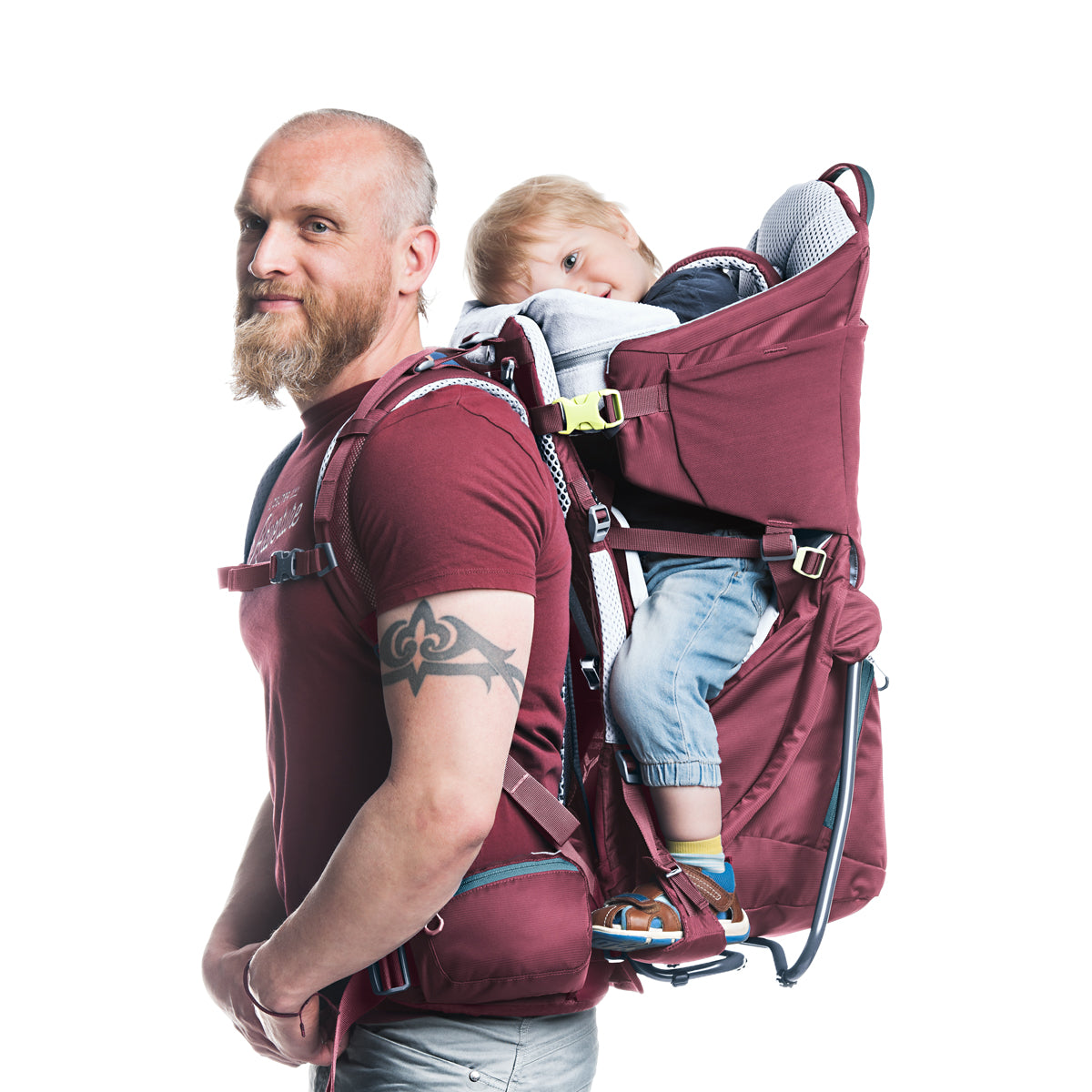 Deuter Kid Comfort Baby Carrier (Maroon)