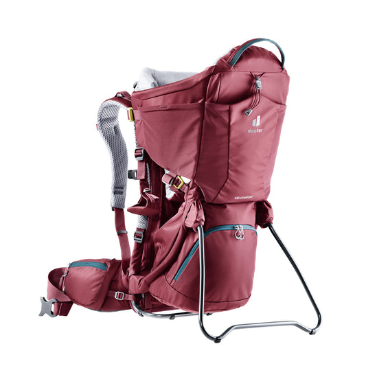 Deuter Kid Comfort Baby Carrier in red marron