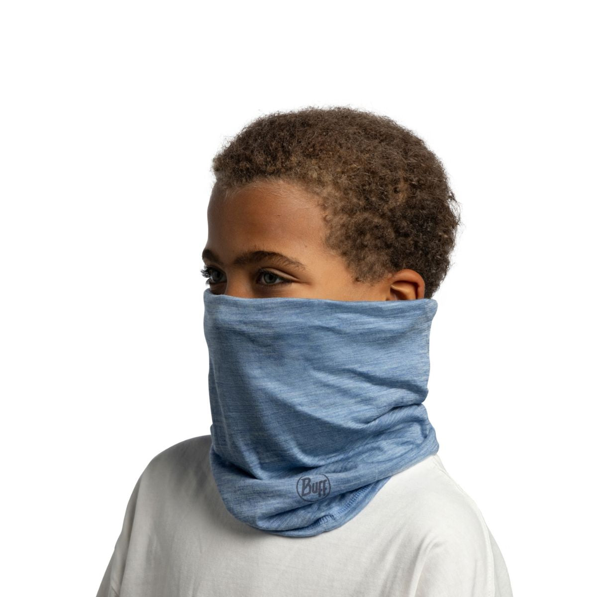 Buff Junior Merino Wool Neck Warmer (Lake Blue)
