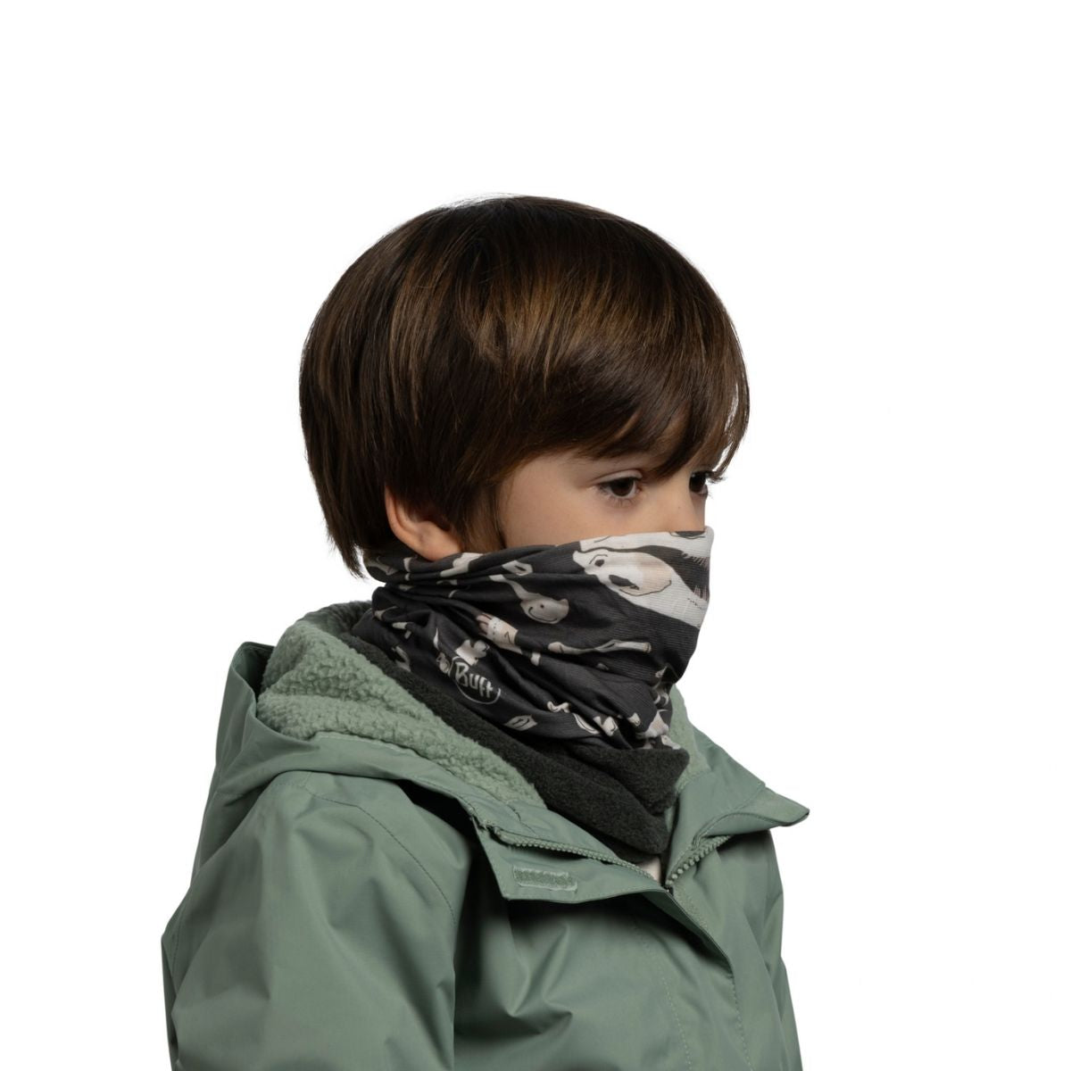 Buff Junior Polar Neck Warmer (Dinochi Grey)
