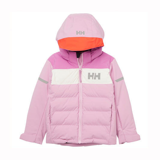 Helly Hansen Kids Vertical Insulated Ski Jacket (Pink)
