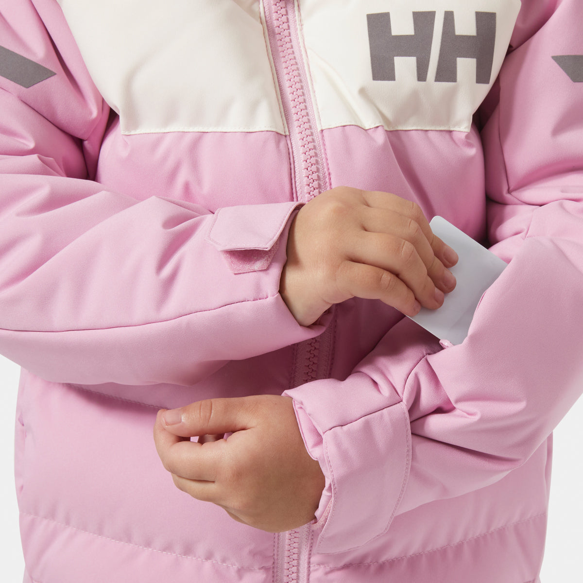 Helly Hansen Kids Vertical Insulated Ski Jacket (Pink)