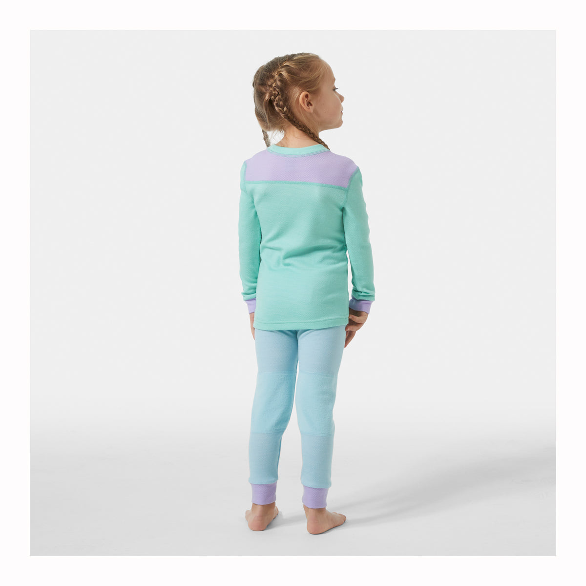 Helly Hansen Kids Lifa Merino Midweight Thermals (Lagoon)