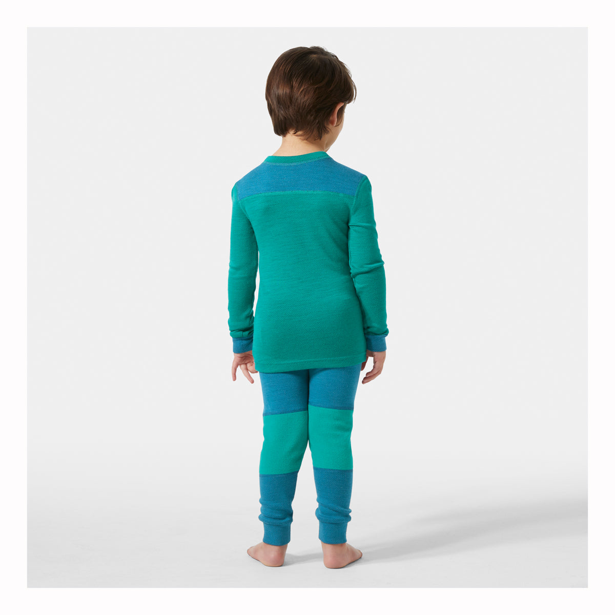 Helly Hansen Kids Lifa Merino Midweight Thermals (Signal Green)