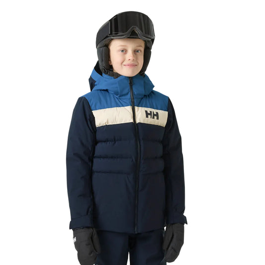 Helly Hansen Junior Cyclone Boys Ski Jacket (Navy)