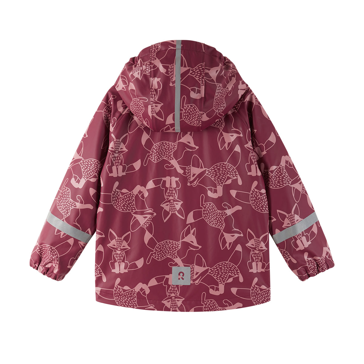 Reima Koski Kids Fleece Lined Waterproof Jacket (Jam Red)