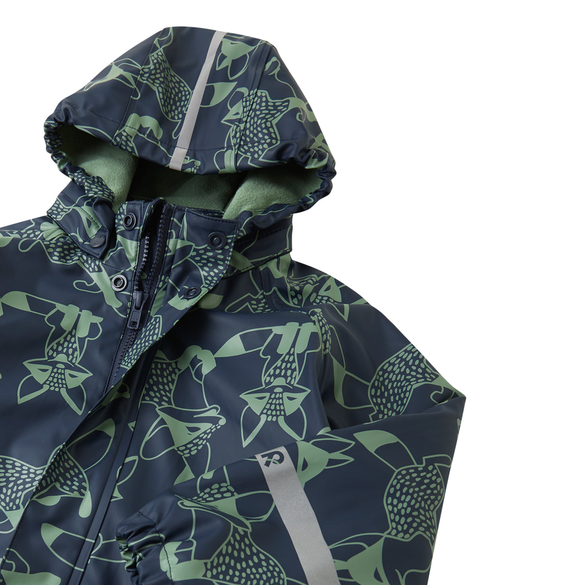 Reima Koski Kids Fleece Lined Waterproof Jacket (Navy)