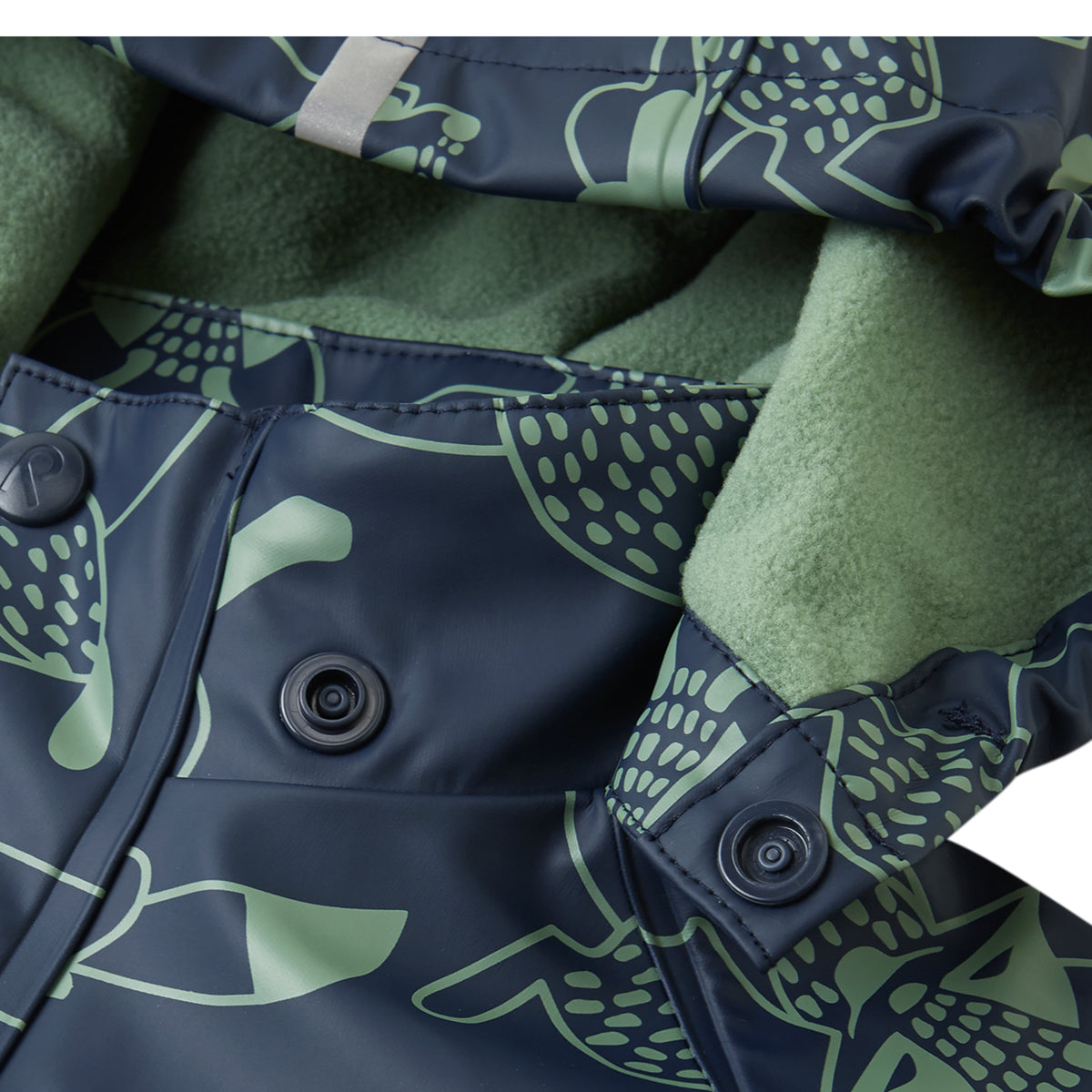 Reima Koski Kids Fleece Lined Waterproof Jacket (Navy)