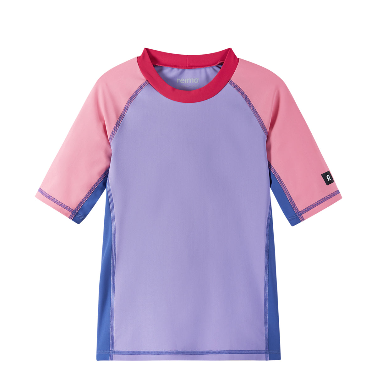 Reima Girls Joonia UV Swim Top (Sunset Pink)