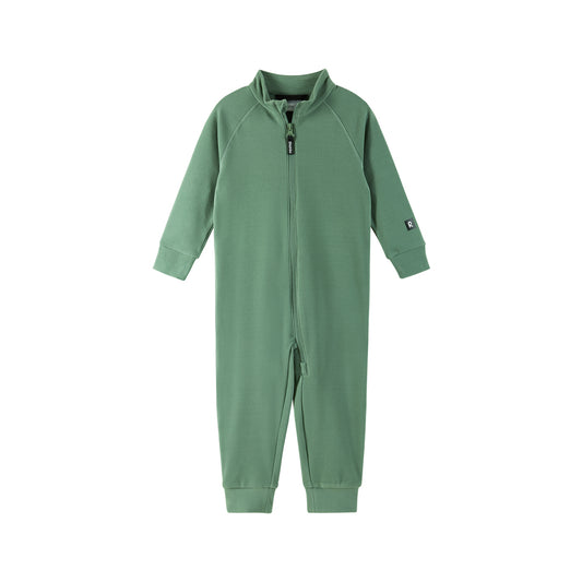 Reima Toddler Tarhaan Fleece Overall (Green Clay)